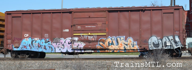 Car/wagon CP215283 left side / coté gauche